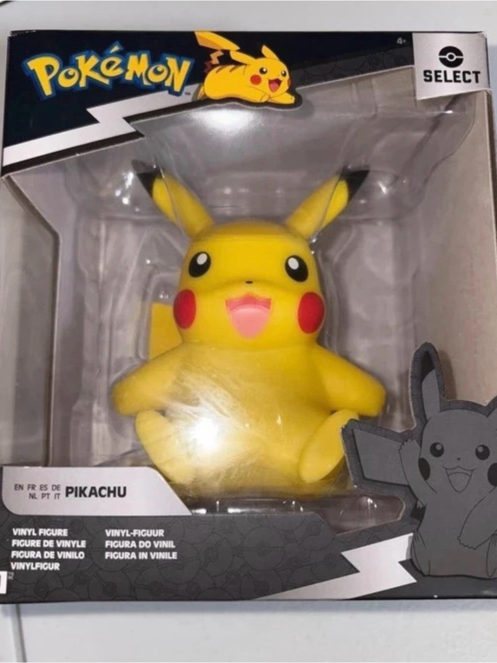 Pokemon Pikachu Yellow Vinyl Figure with Red Cheeks